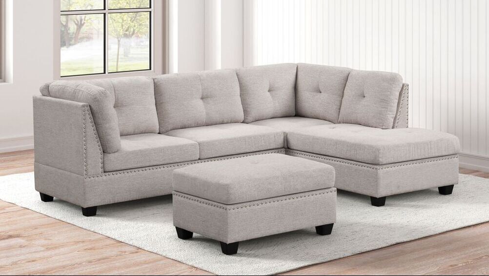Sienna 2-Piece Sectional – Includes Free TV or Area Rug