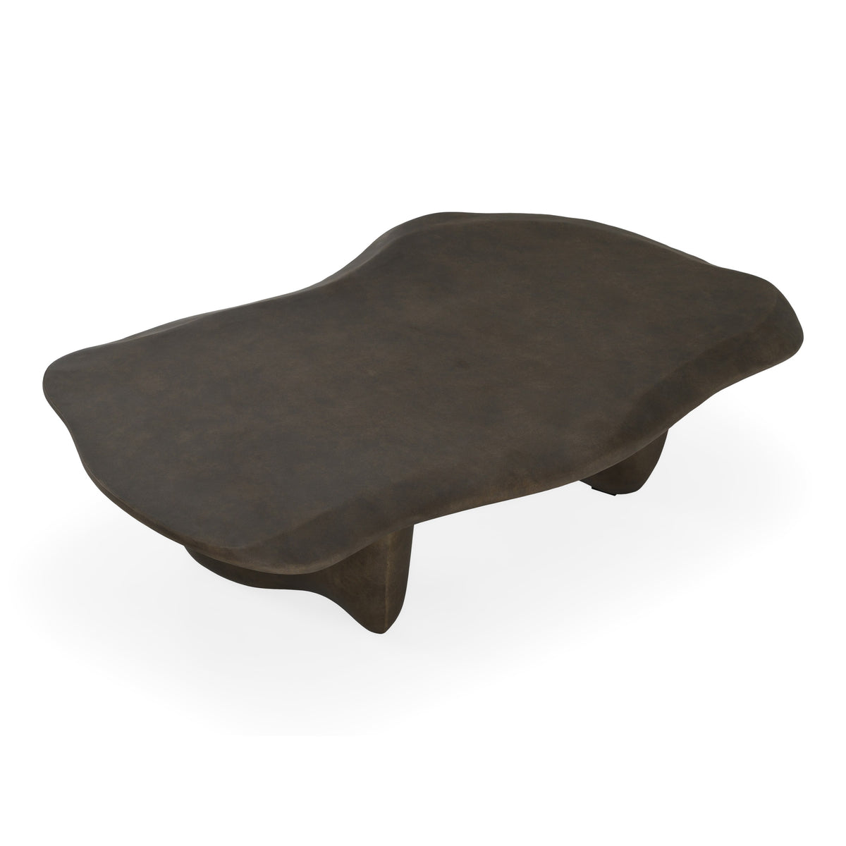 Slone - Modern Brown Fiberform Coffee Table - original 1