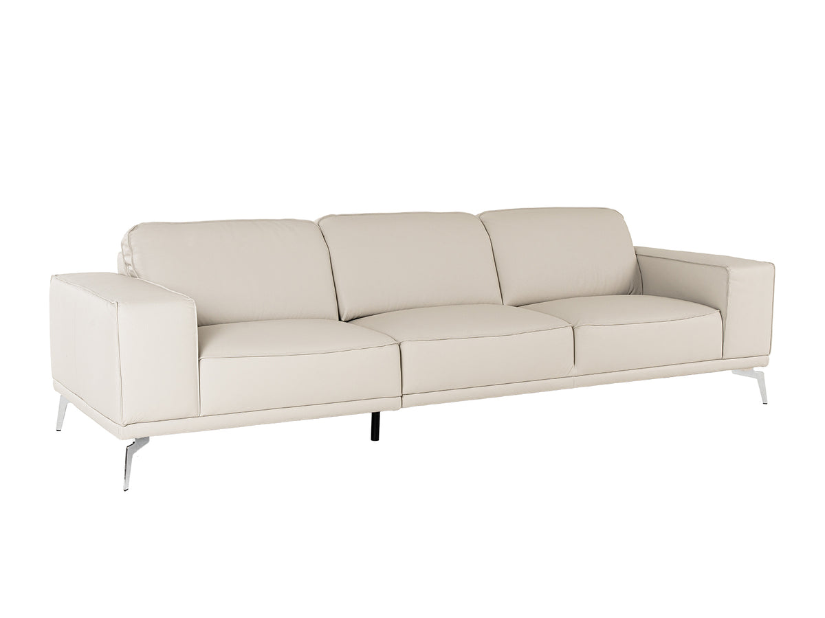 Soho - Italian Grey Leather Sofa