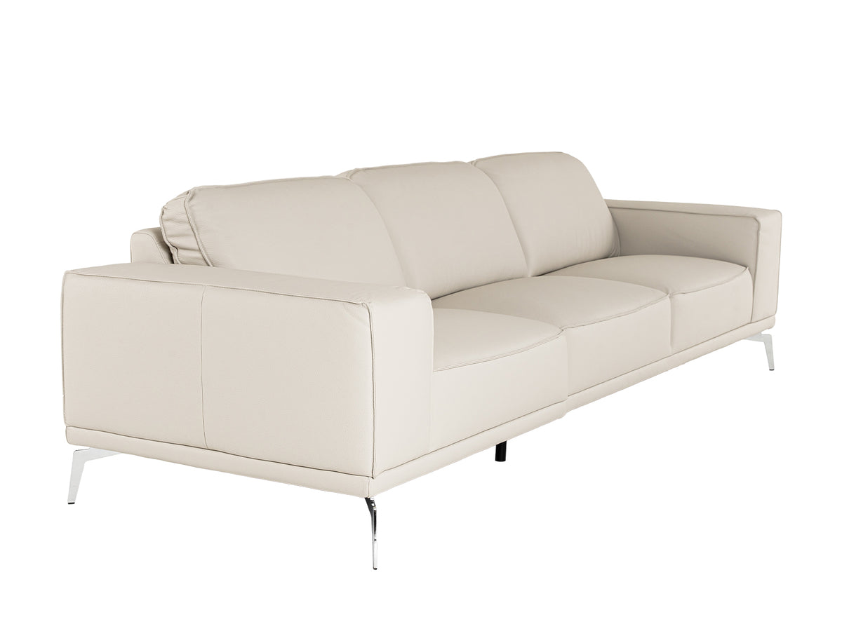 Soho - Italian Grey Leather Sofa