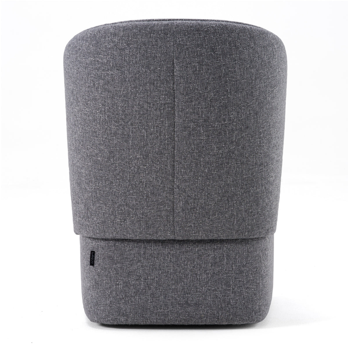 Souza - Modern Grey Fabric Swivel Dining Chair