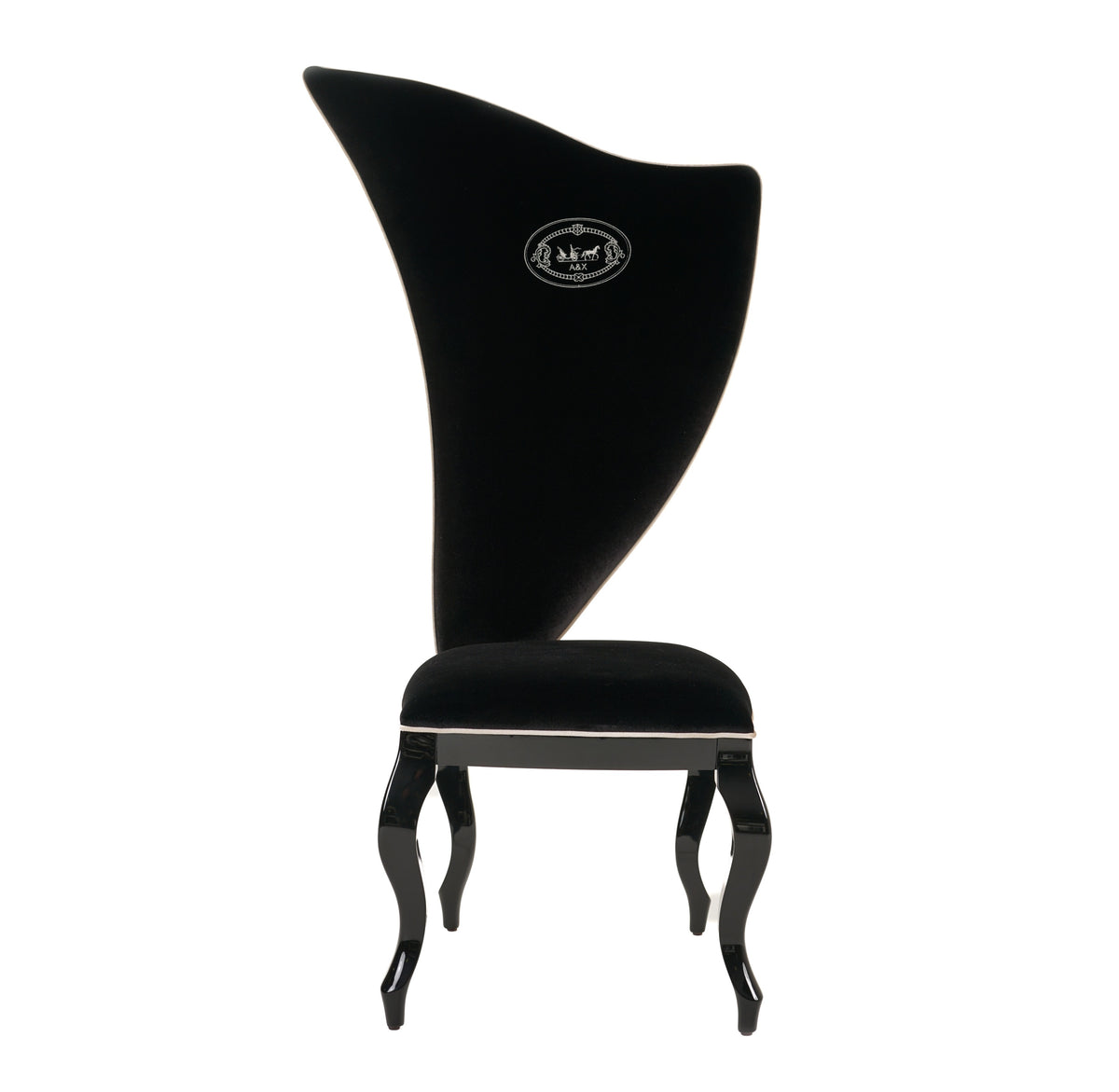 Sovereign - Transitional Black Fabric Chair (Set of 2)