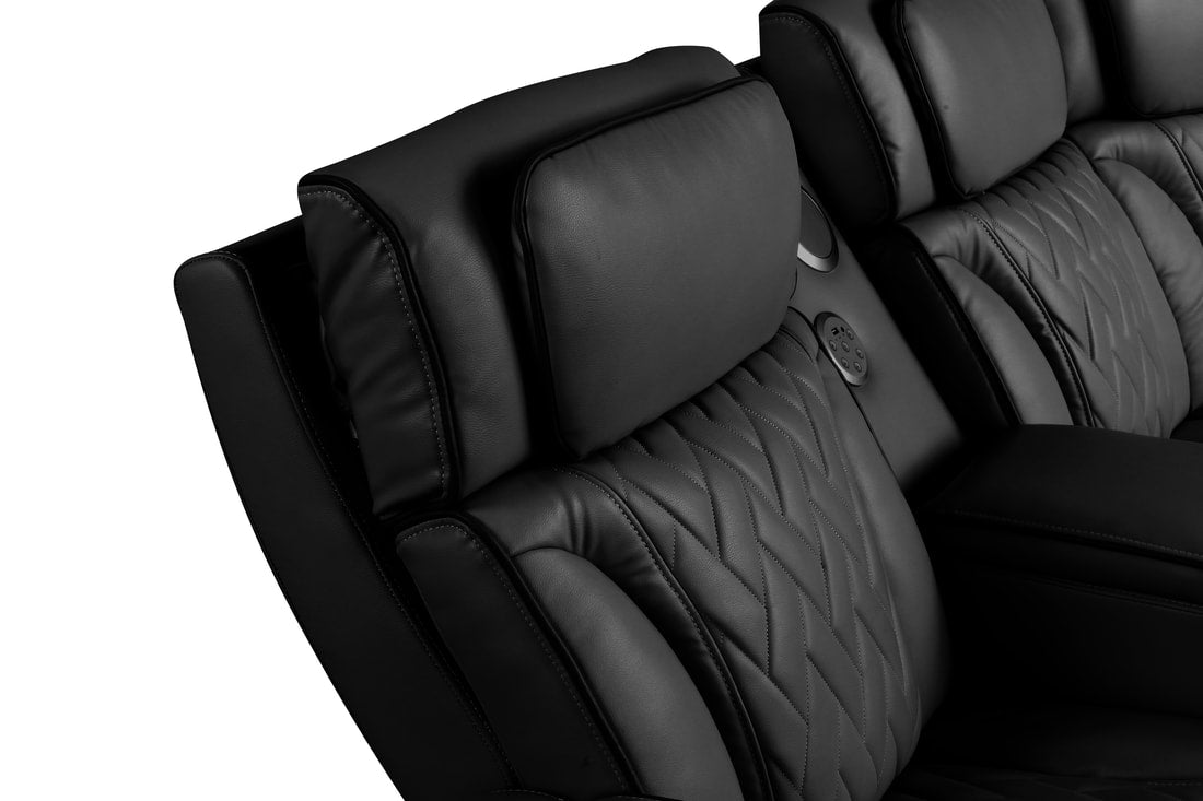 Spain Power Reclining Sectional (Power Headrests)