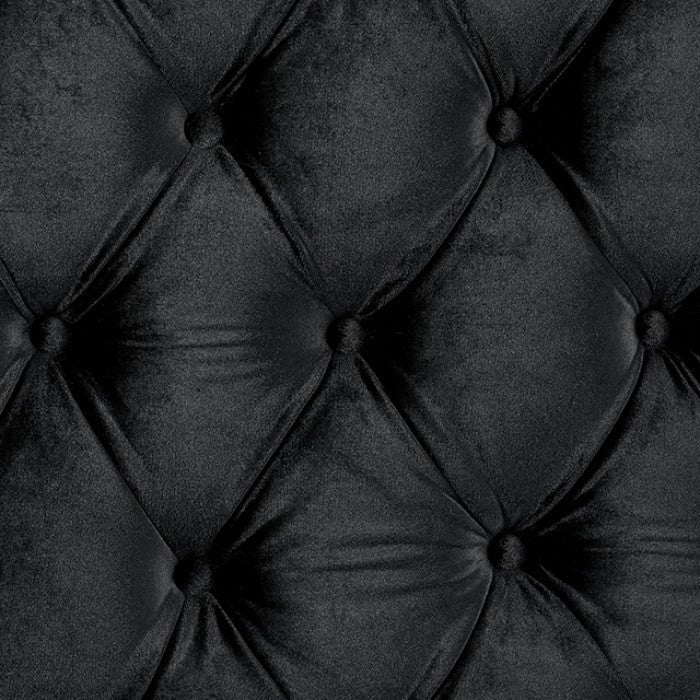 Stefania Black 5 Pc Queen Bedroom Set