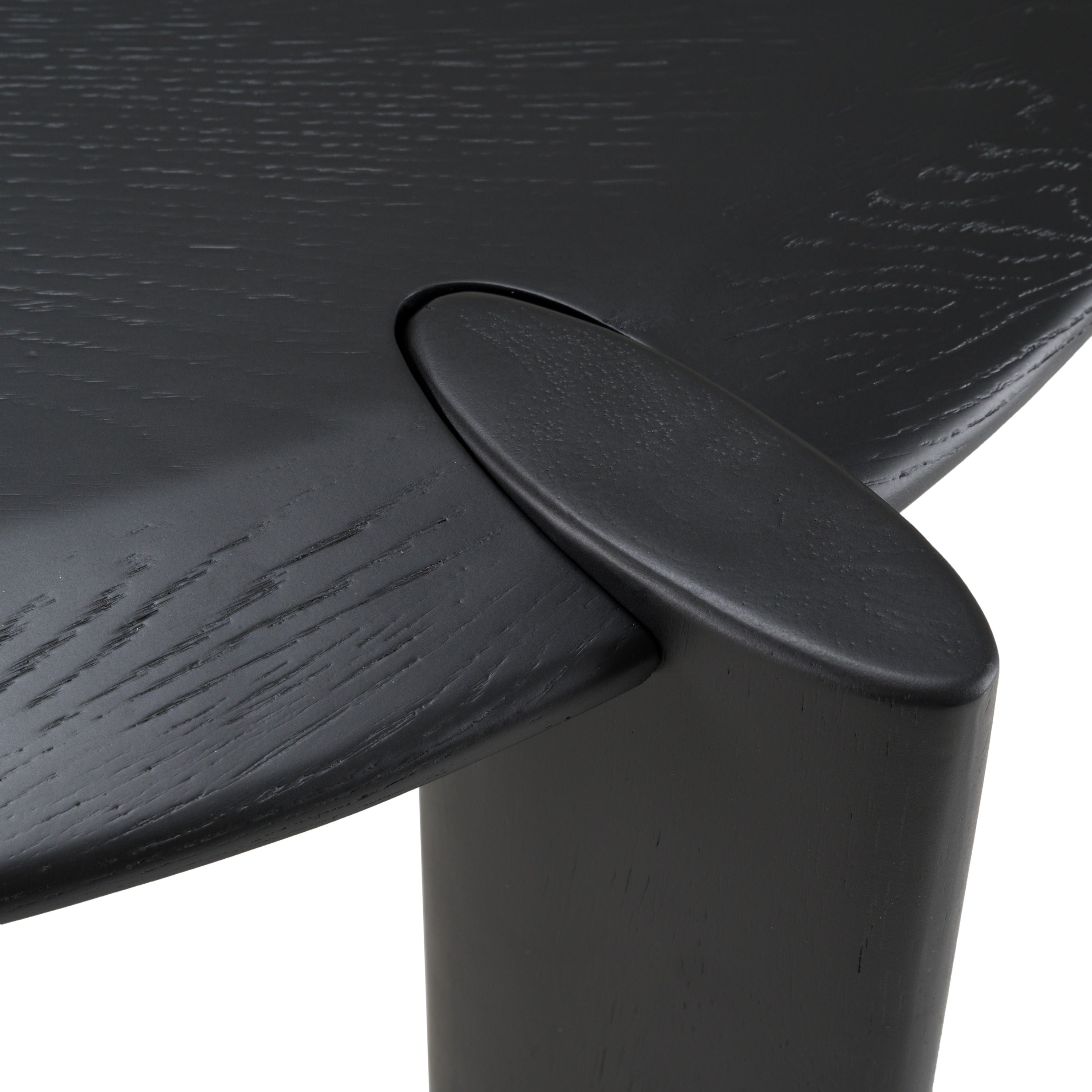 Modrest Steven - Modern Black Oval Dining Table