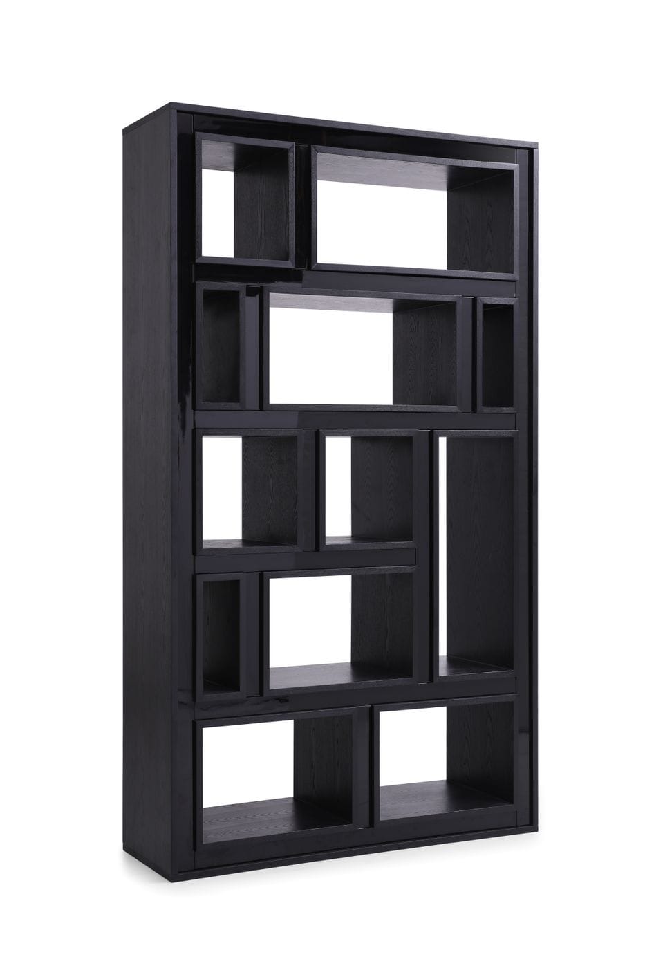 Suffolk - Contemporary Black Ash Bookcase