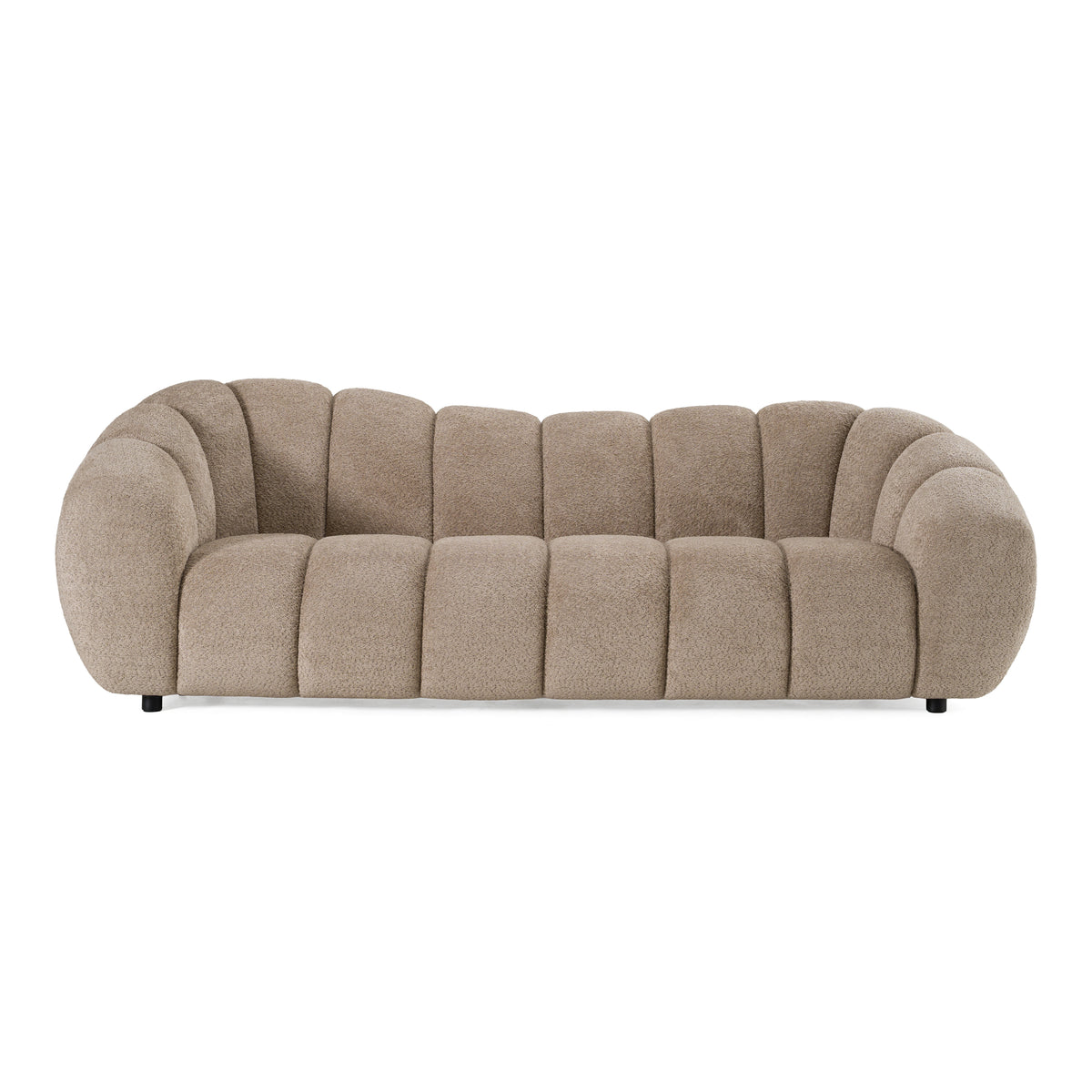 Suki - Modern Taupe Fabric Sofa - original 1