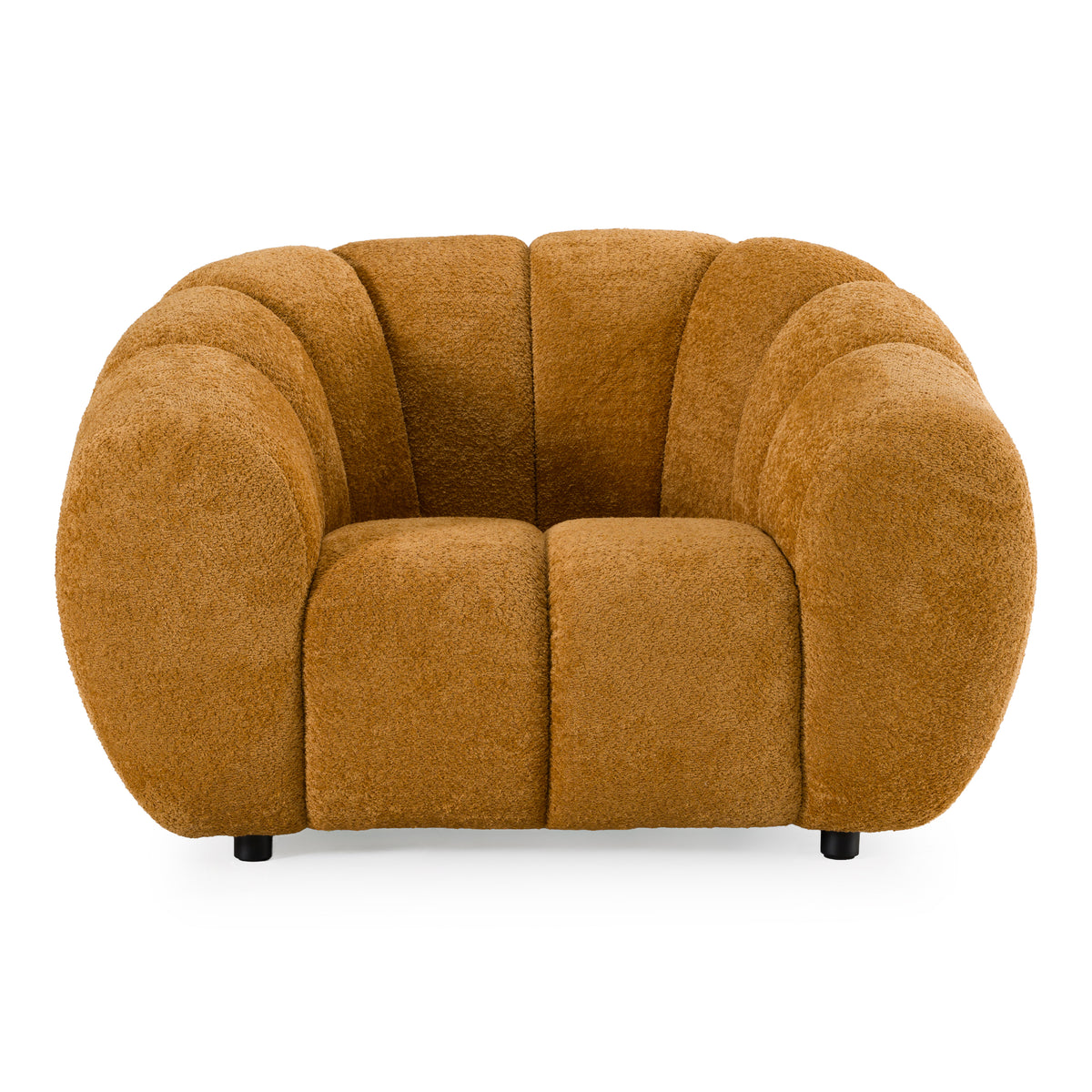 Suki - Modern Camel Fabric Lounge Chair - original 1