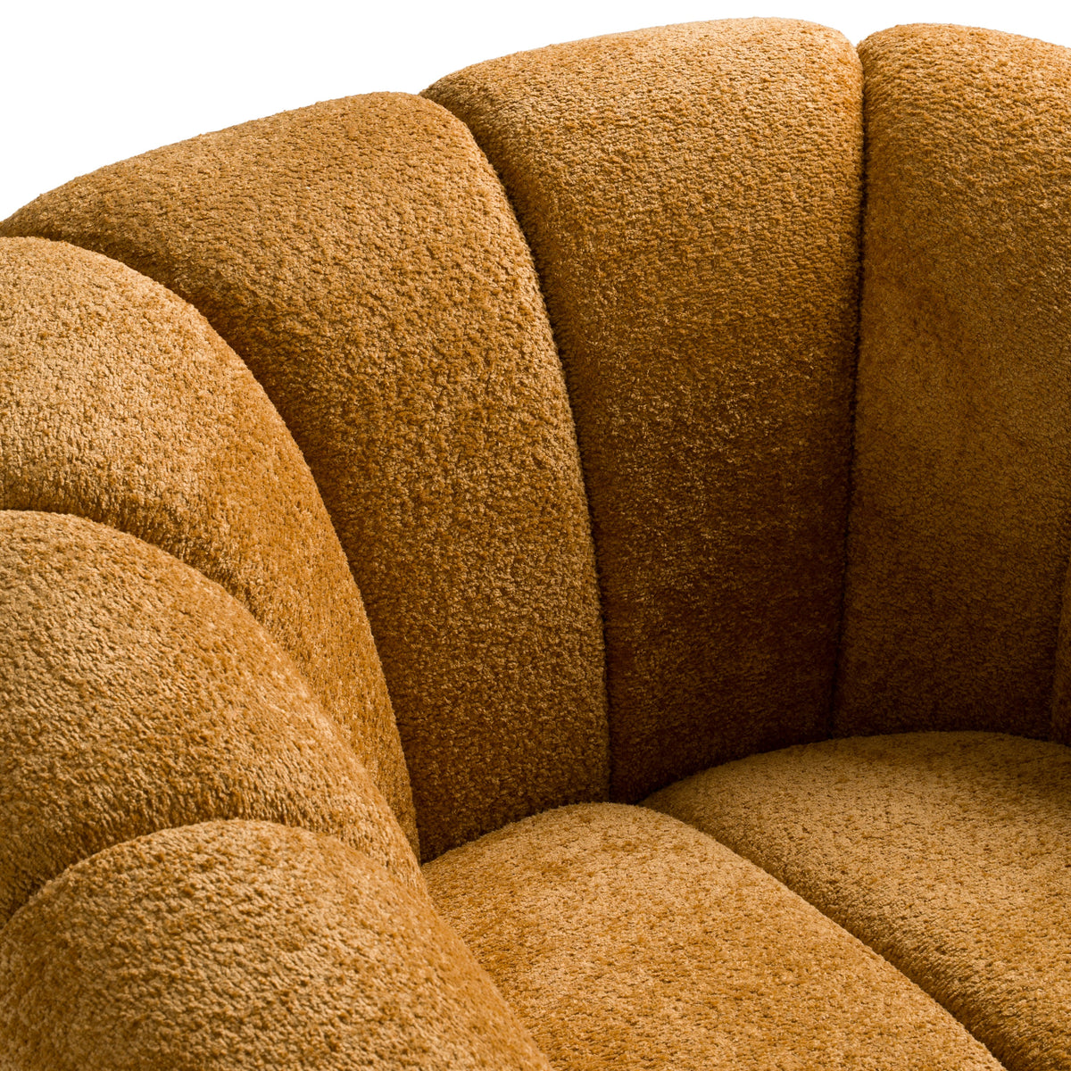 Suki - Modern Camel Fabric Lounge Chair - original 5