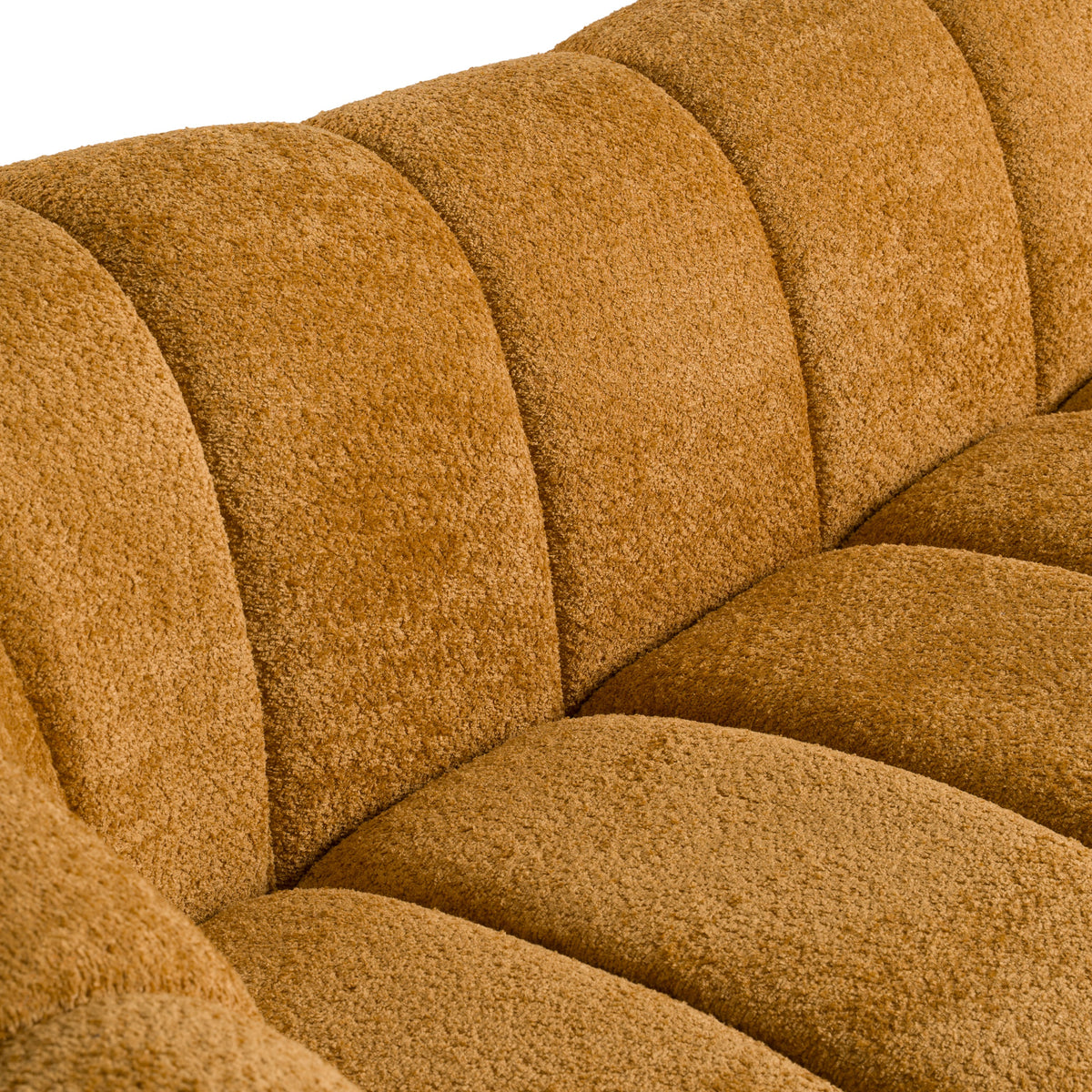 Suki - Modern Camel Fabric Sofa - original 4