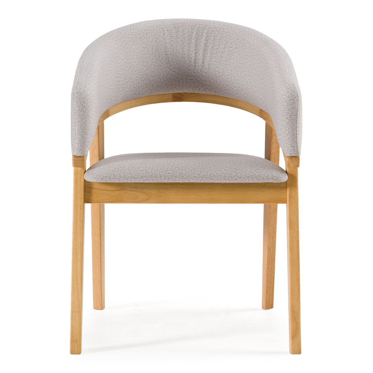 Truman - Mid-Century Modern Grey + Natural Oak Dining Chair - original 1