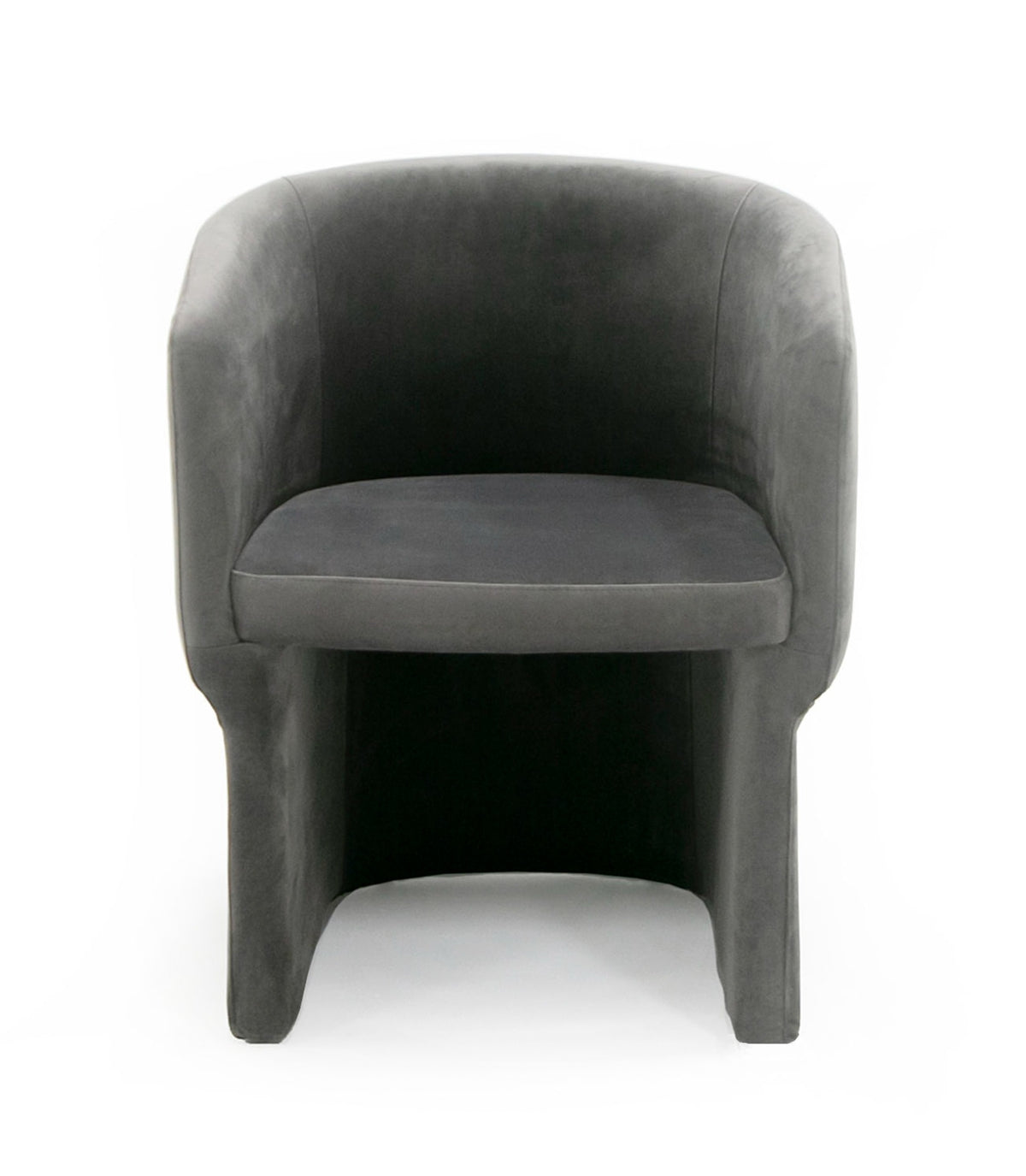 Vassar - Modern Grey Velvet Dining Chair