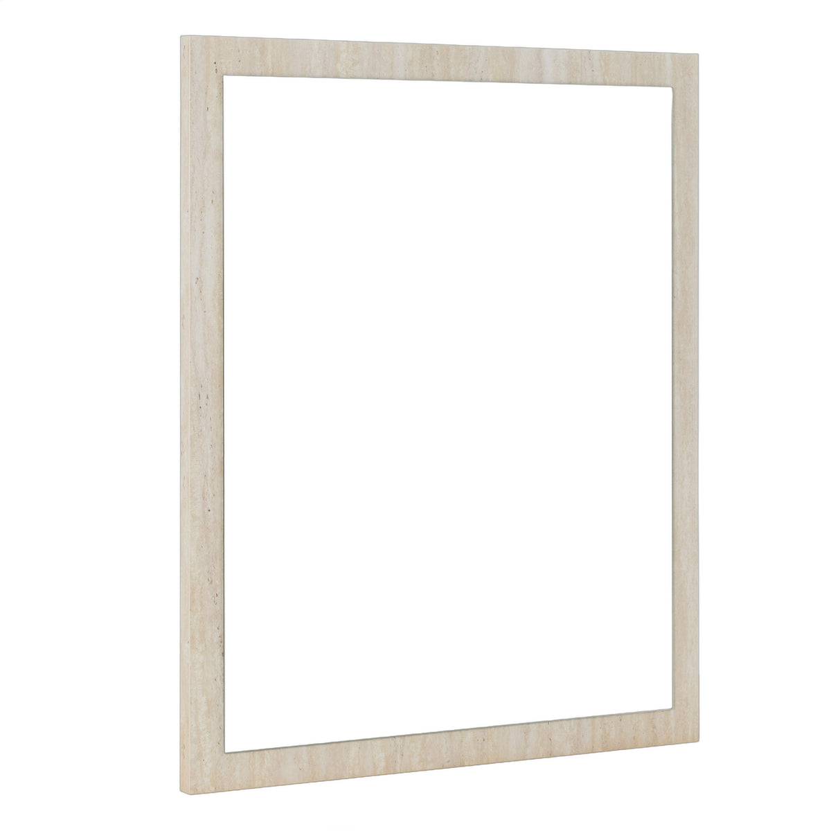 Lago - Modern Faux Travertine Mirror