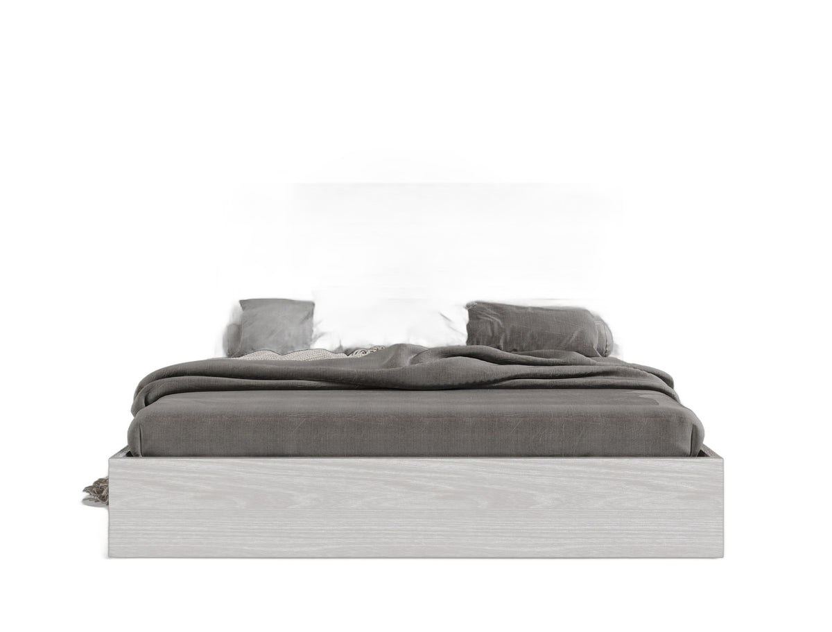 Asus - Modern Italian White Bed
