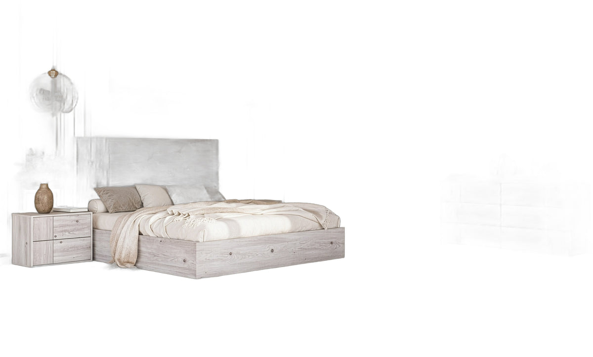 Asus - Modern Italian White Bedroom Set