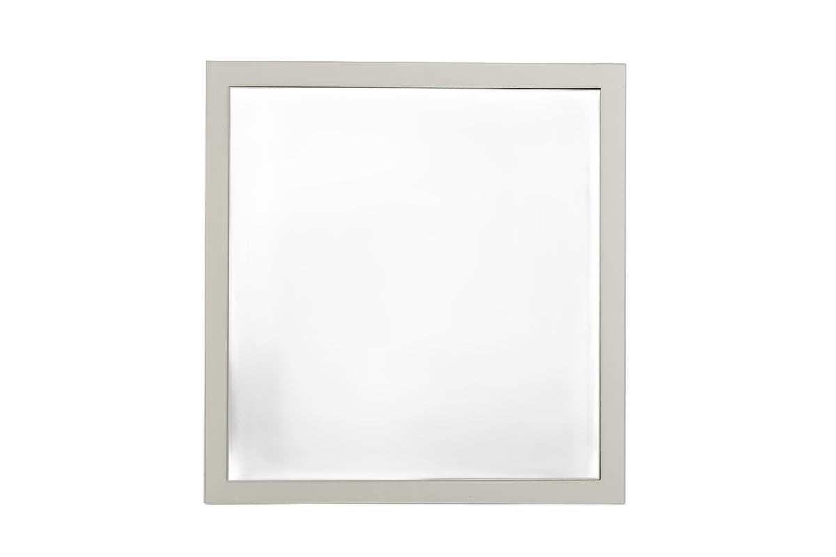 Juliet Italian Modern White & Rosegold Mirror