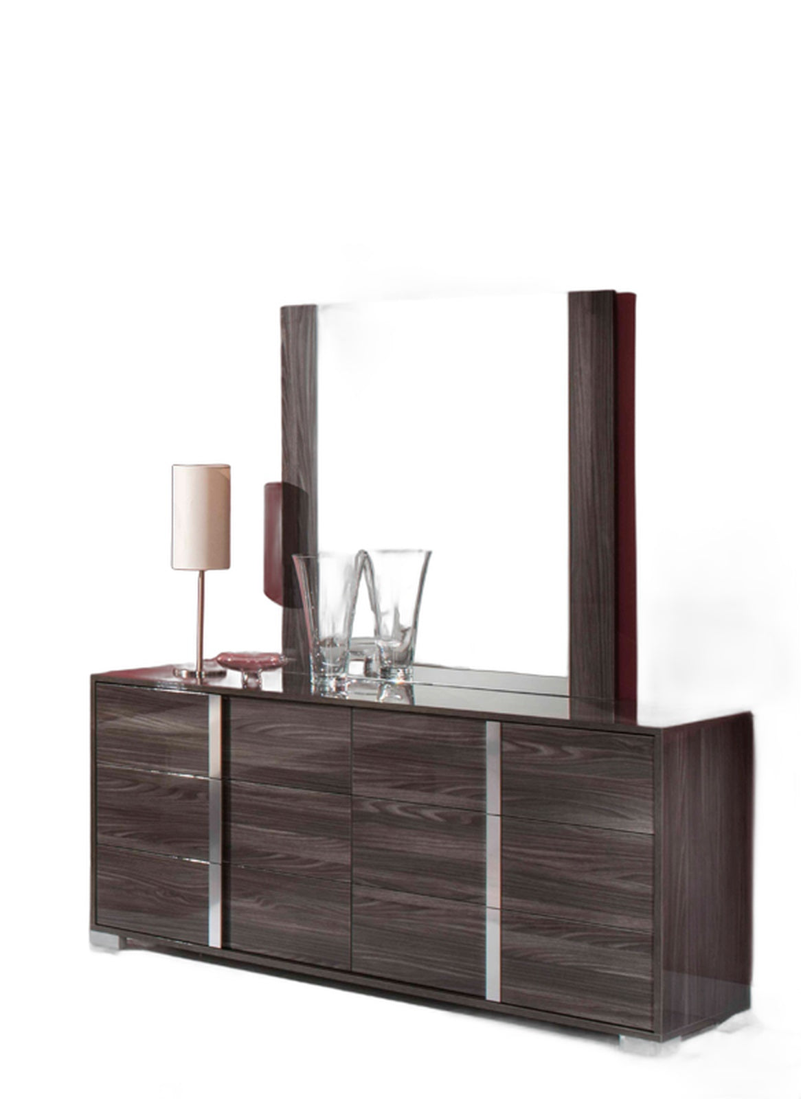 San Marino Modern Grey Mirror