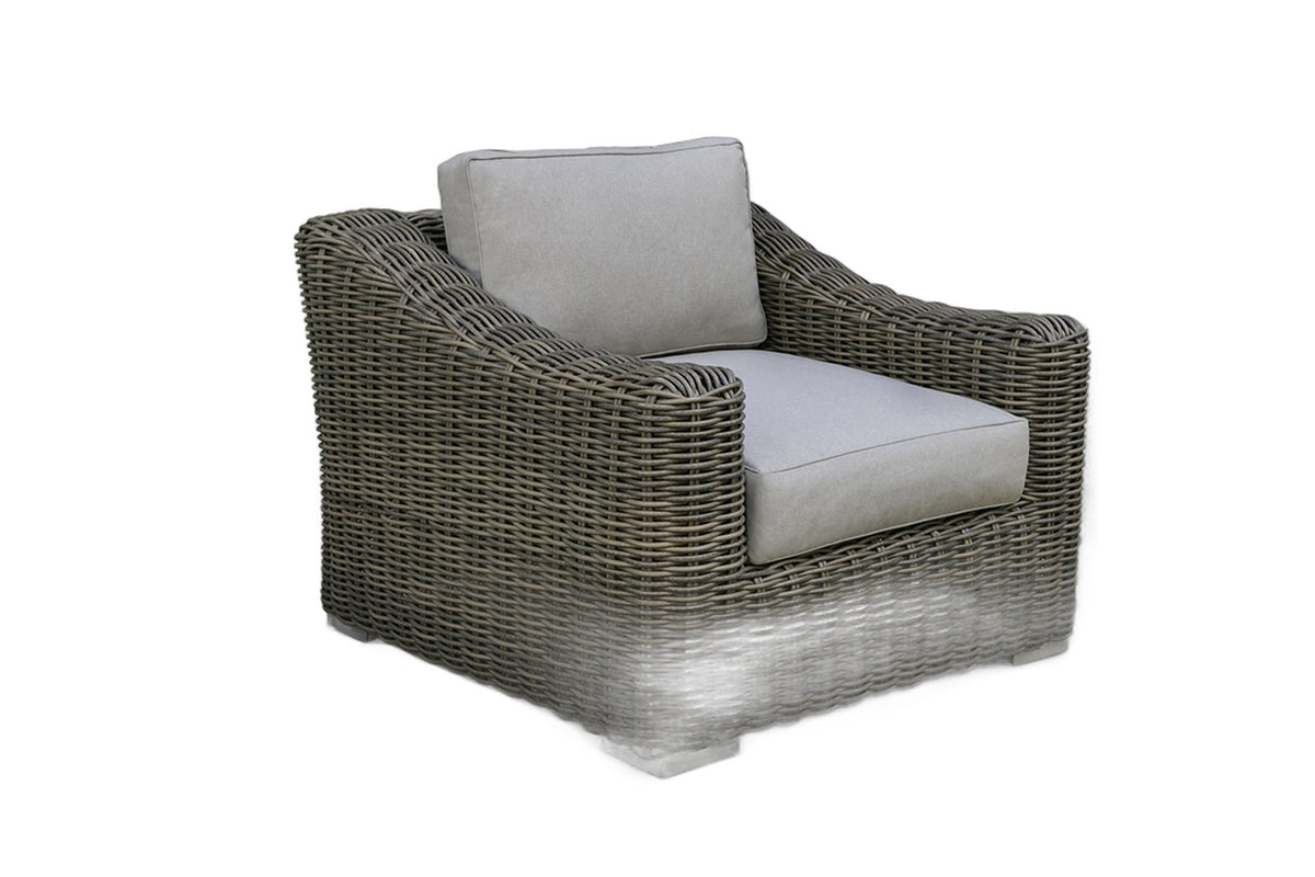 Sapelo Outdoor Beige Wicker Chair