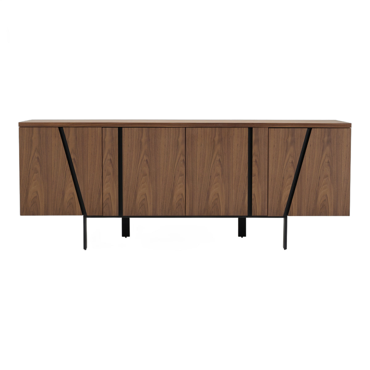 Mario - Modern Walnut Veneer Buffet