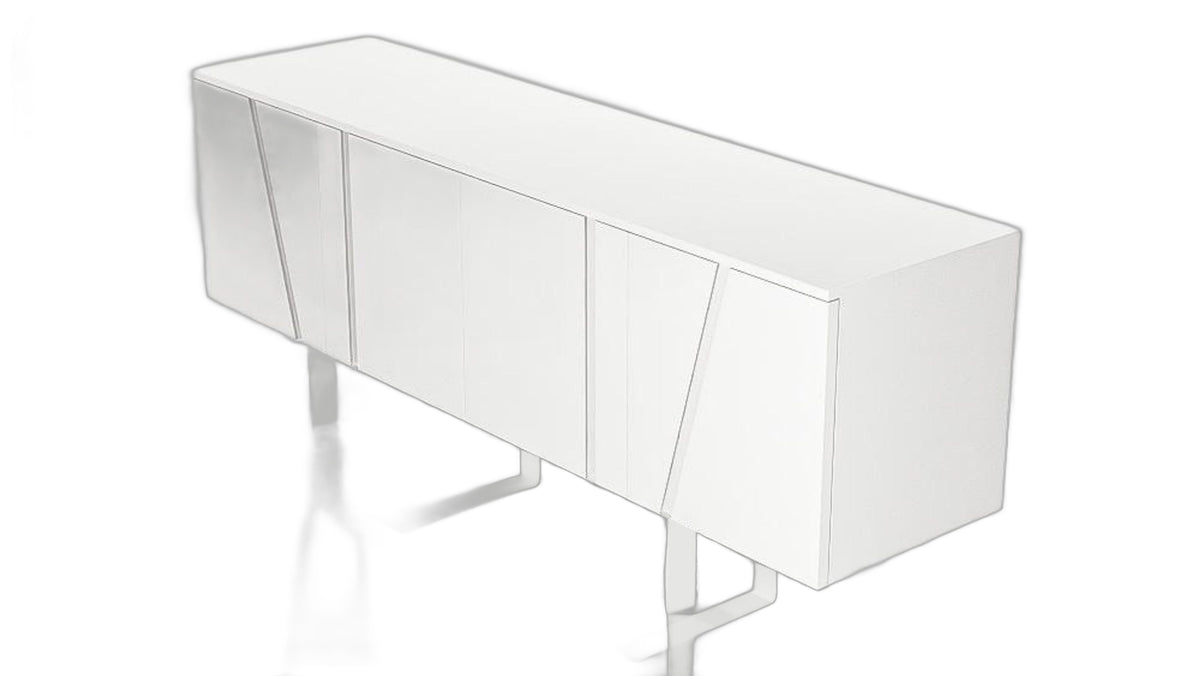 Mario - Modern White Veneer Buffet