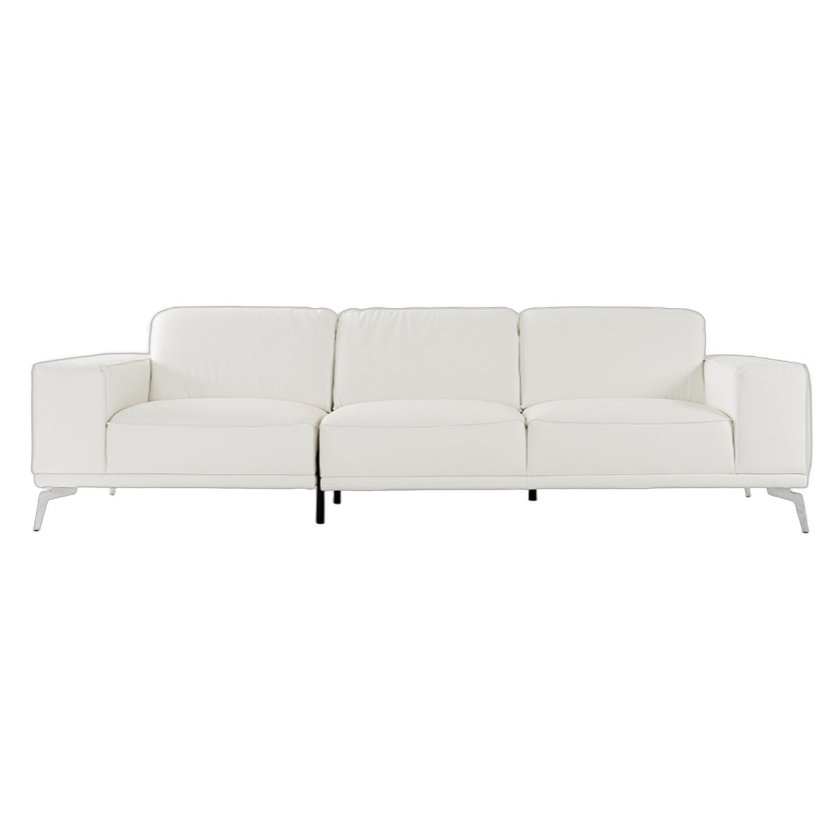 Soho - Italian White Leather Sofa