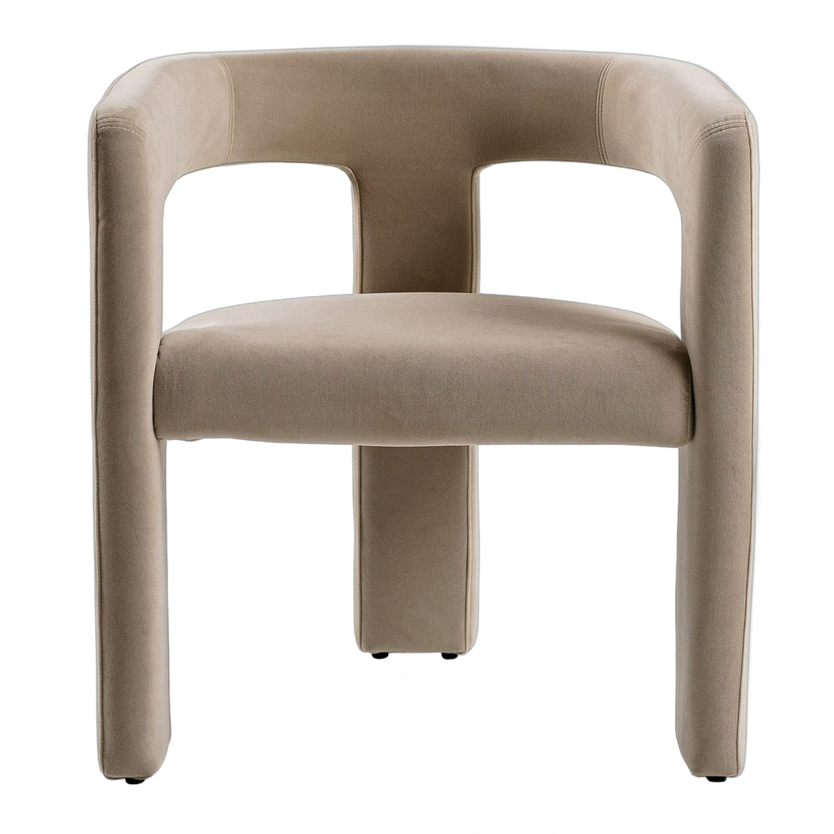 Cherish - Modern Beige Fabric Dining Chair