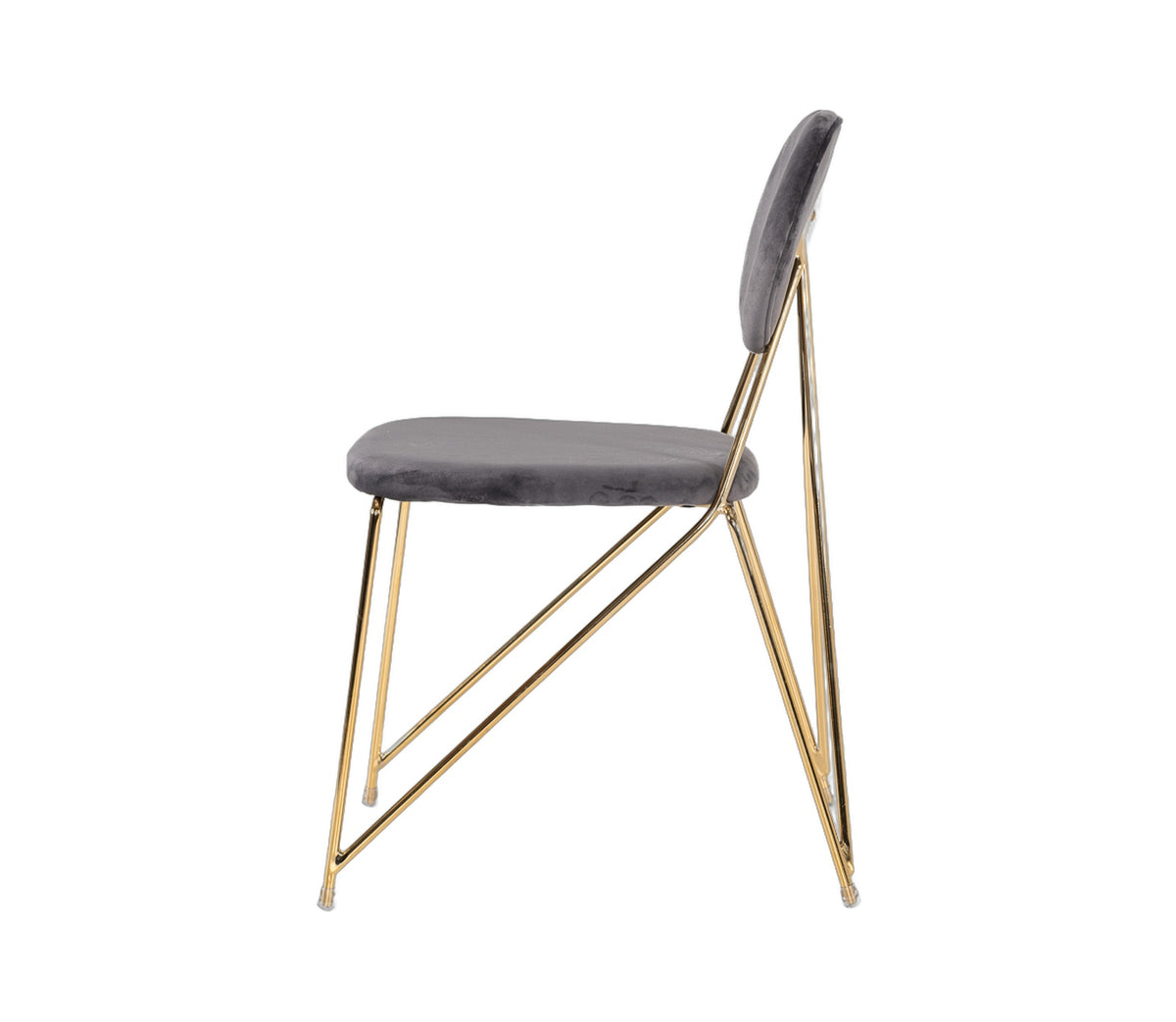 Carol Modern Grey Fabric Dining Chair (Set of 2)