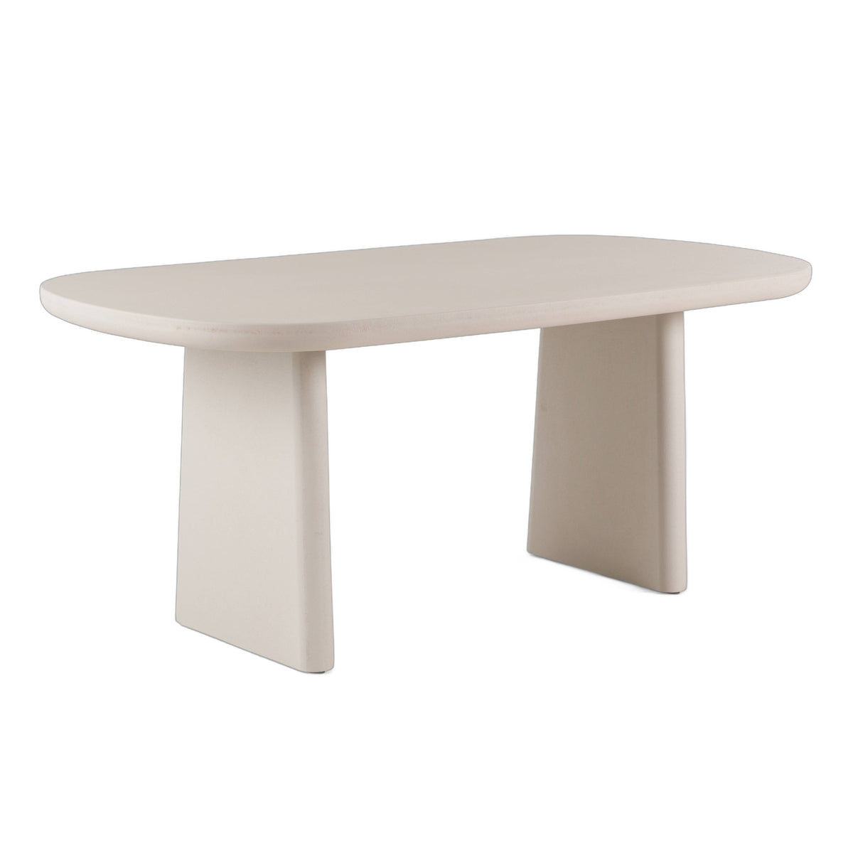 Evermore Modern Grey Faux Cement Coffee Table