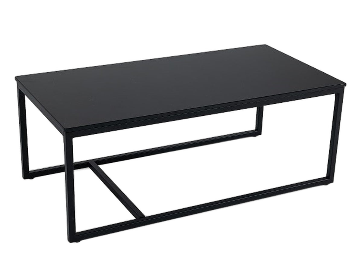 Baca - Black Marble + Metal Coffee Table