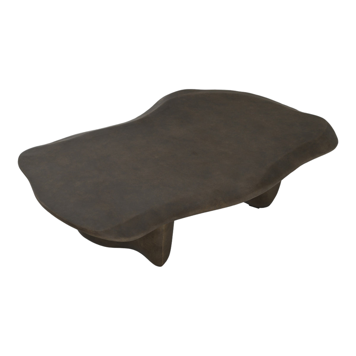 Slone - Modern Brown Fiberform Coffee Table