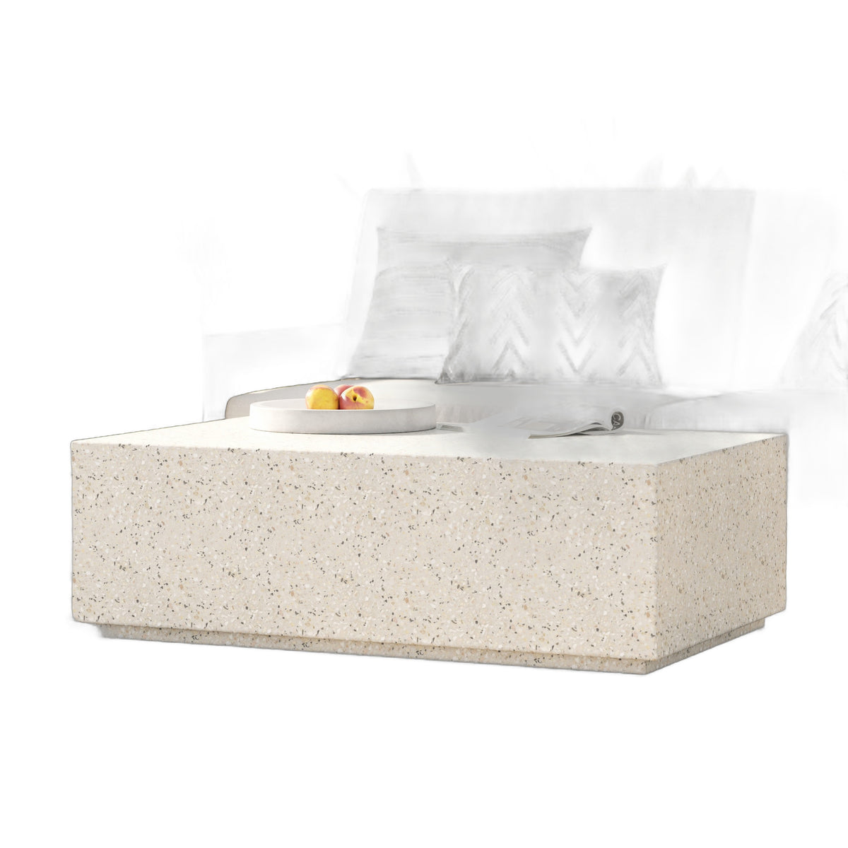 Fresno - Modern Terrazzo Concrete Coffee Table