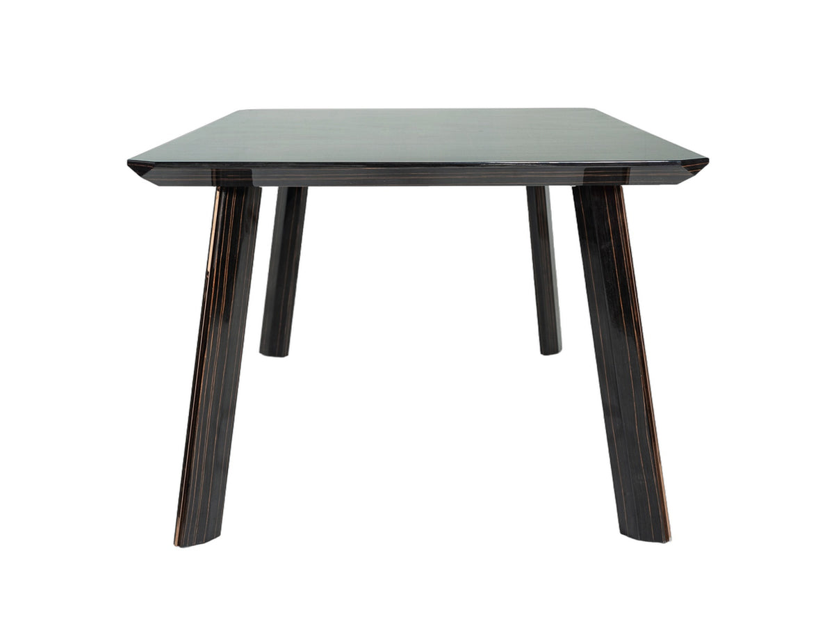 Chadwick Modern Ebony & Rosegold Dining Table