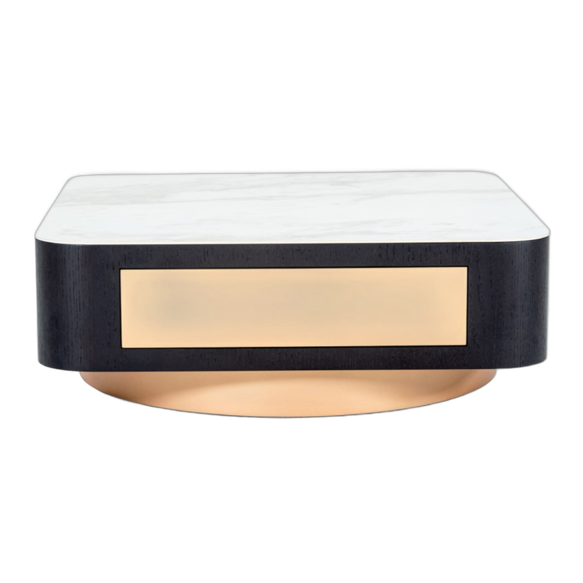 Peak - Modern Black Oak Coffee Table
