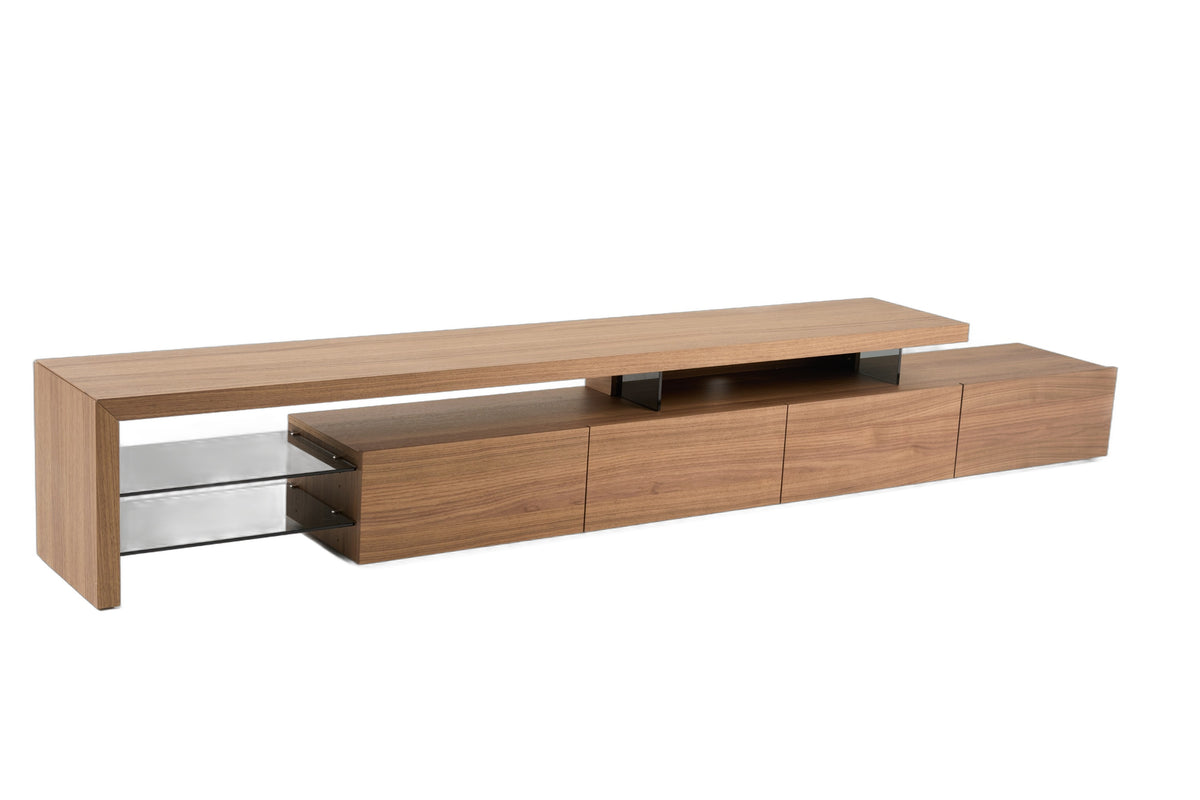 Loreta - Modern Walnut TV Stand
