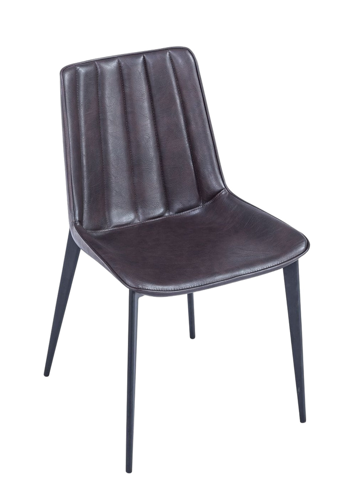 Peoria - Modern Brown & Black Dining Chair (Set of 2)