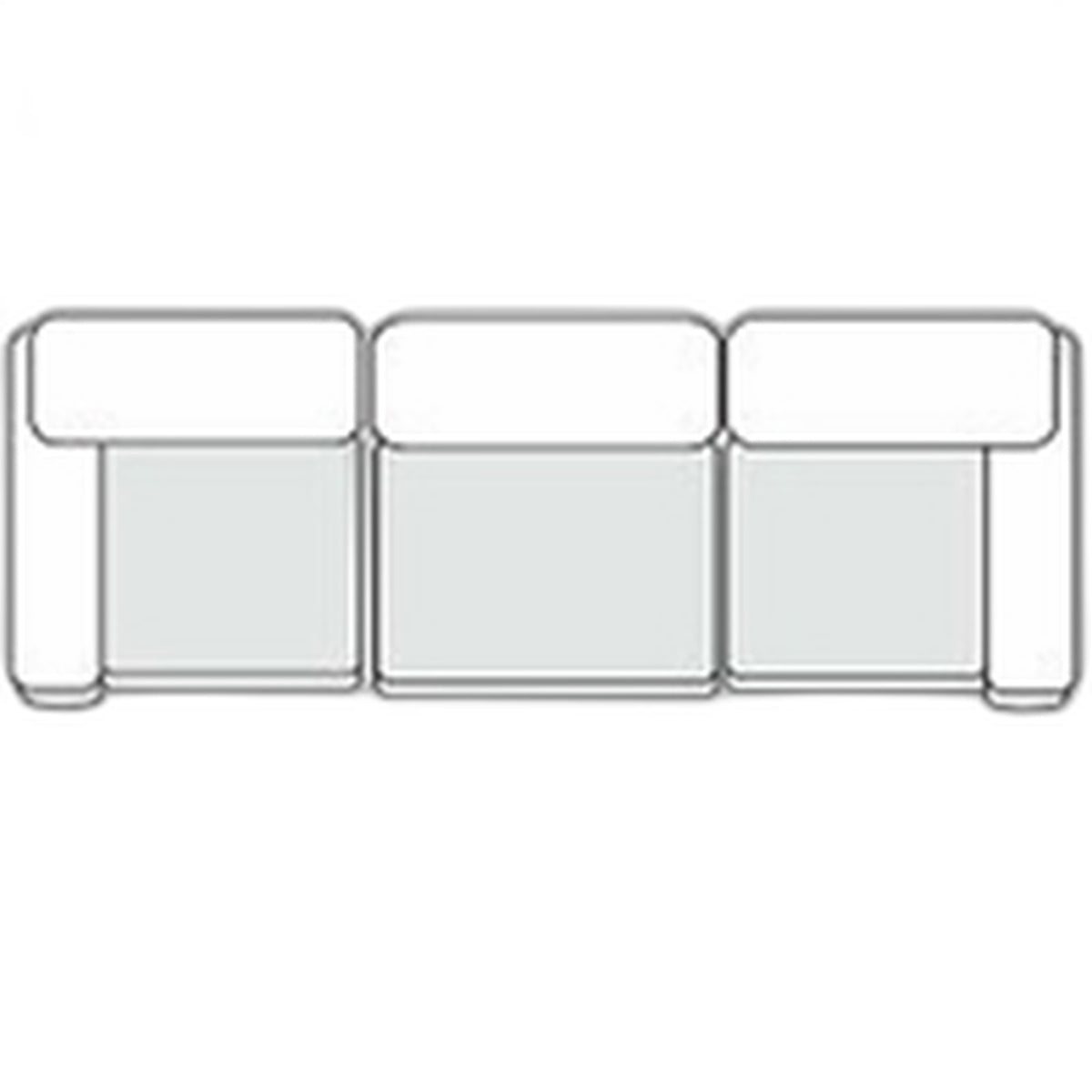 Kinsey - Modern Blue Fabric Modular Sectional Sofa-3-Piece Sectional