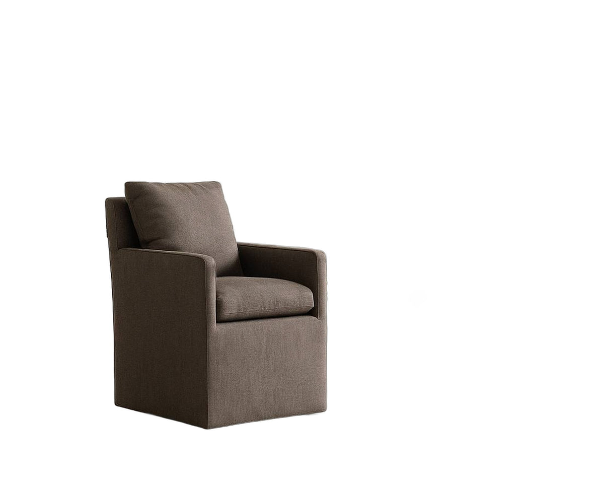 Newcastle - Modern Grey Fabric Dining Chair