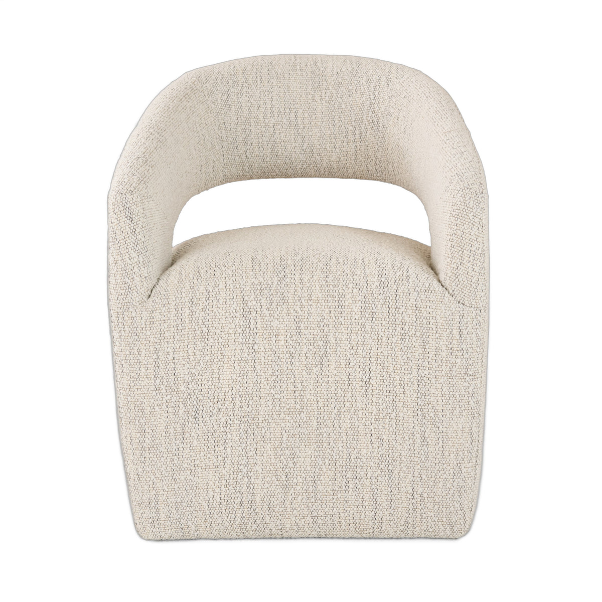 Angie - Modern Beige Fabric Dining Chair
