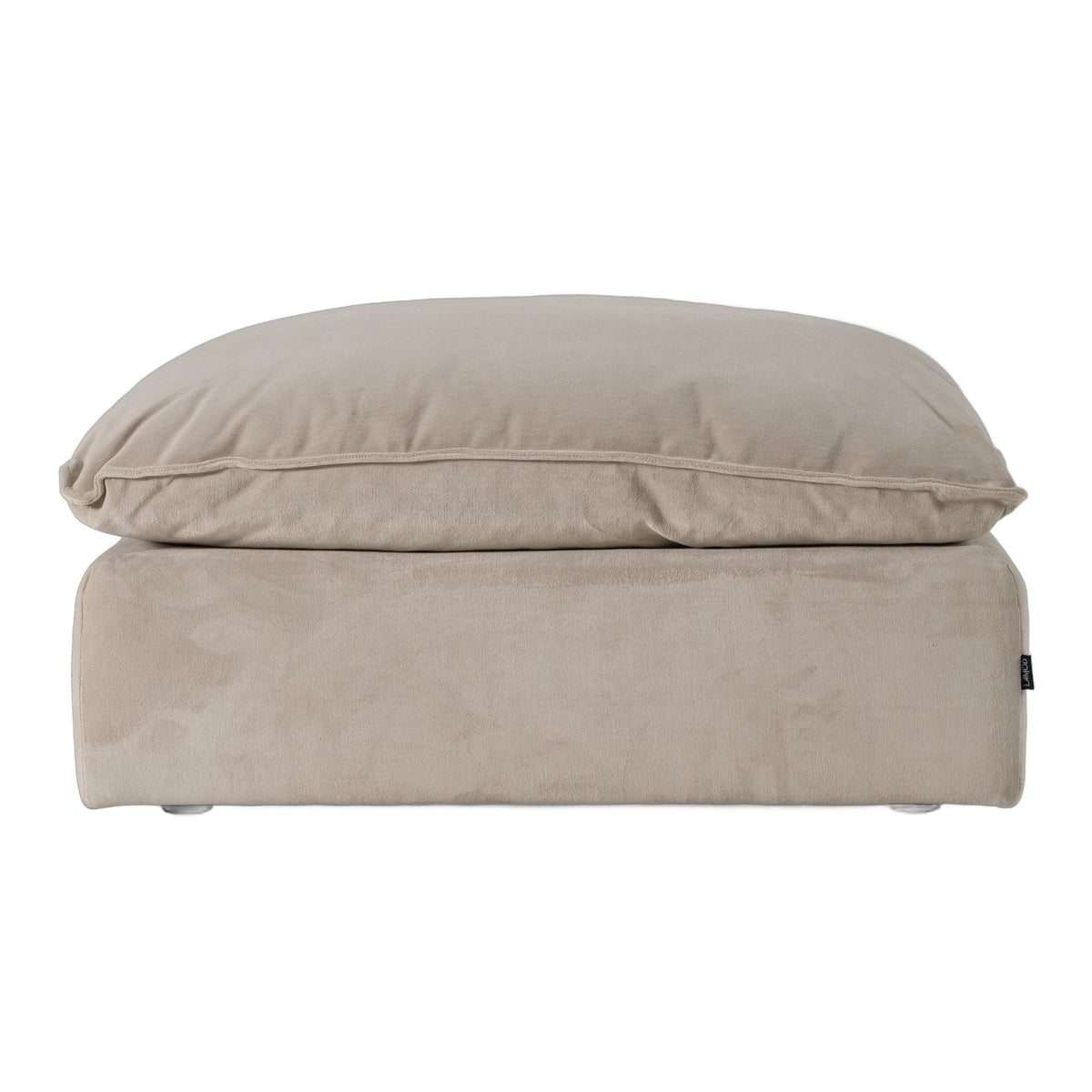 Garman - Modern Light Grey Ottoman