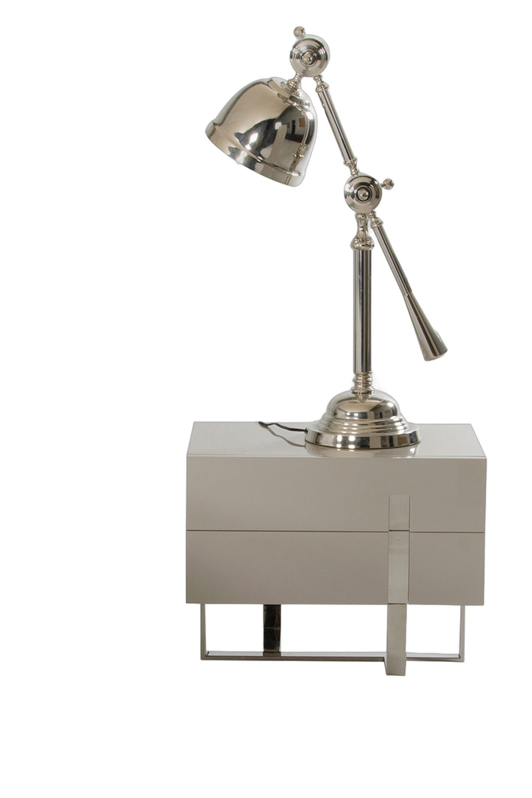 Walker Modern Silver Table Lamp