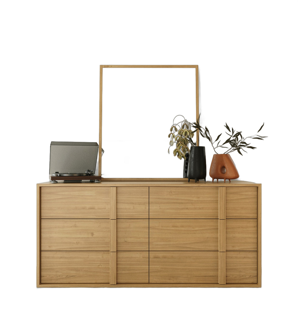 Berlin - Modern Natural Oak Mirror