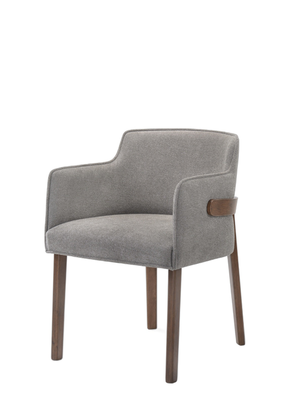 Jordan Modern Walnut & Grey Dining Set