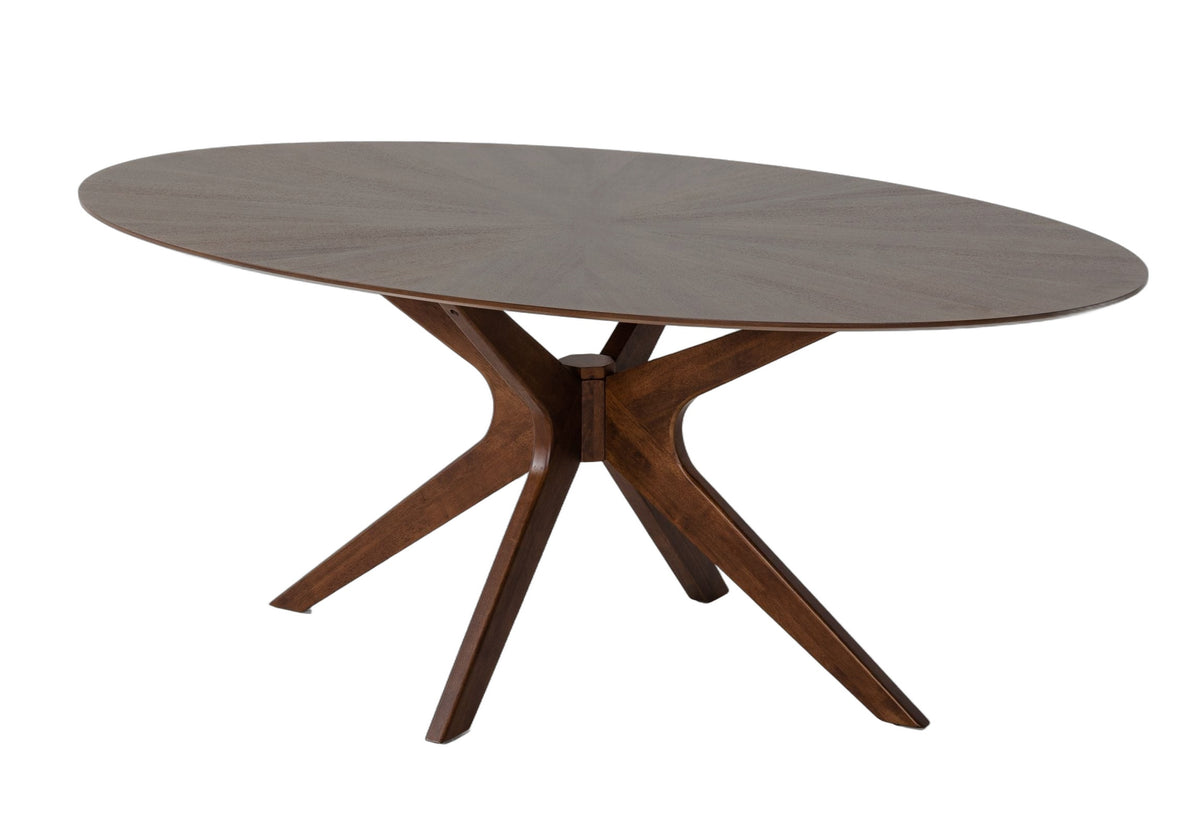 Prospect - Modern Oval Walnut Dining Table