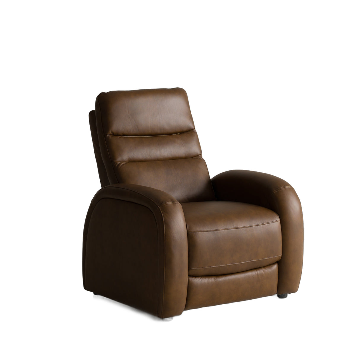 Huslia - Modern Brown Leather Zero Gravity Recliner Chair