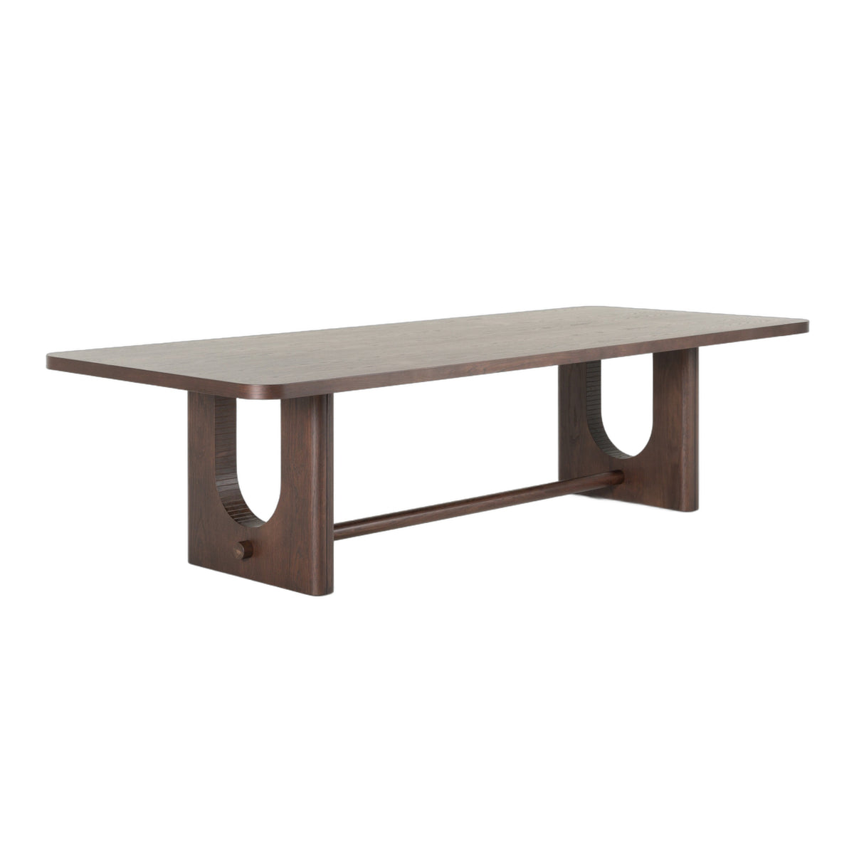 Walz - Modern Brown Oak Rectangular Dining Table