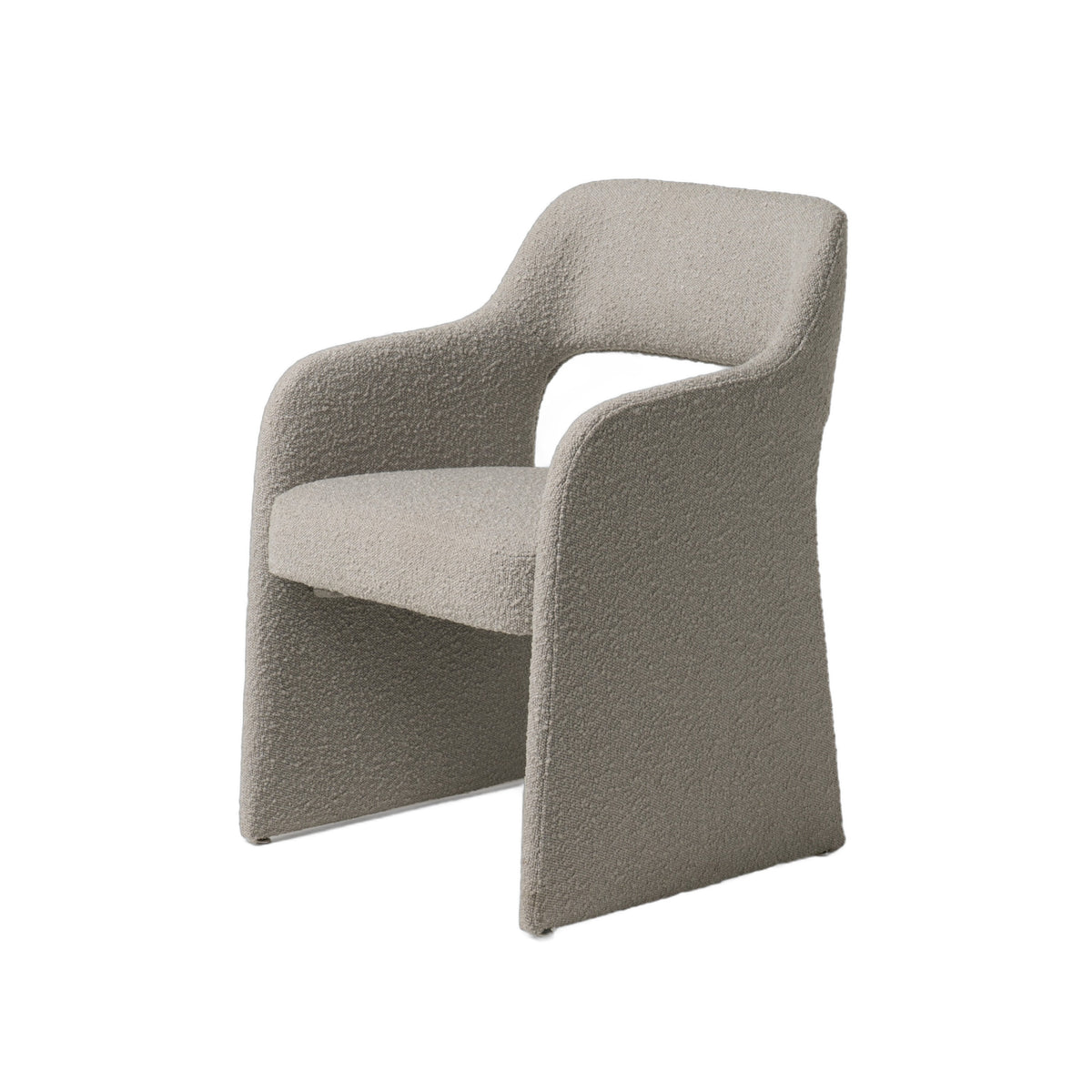 Bishop - Modern Grey Fabric Dining Chair