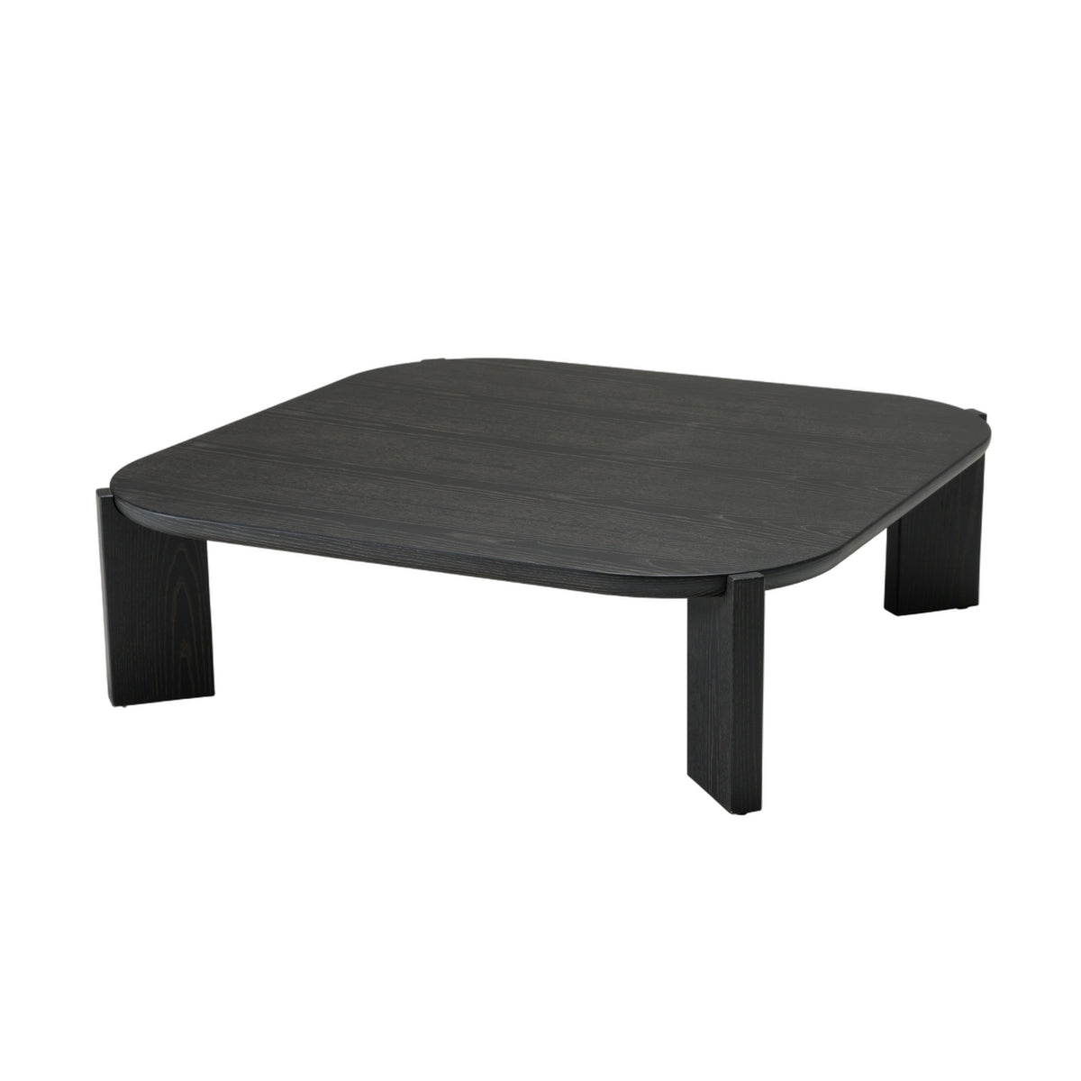 Noah - Modern Dark Brown Square Coffee Table