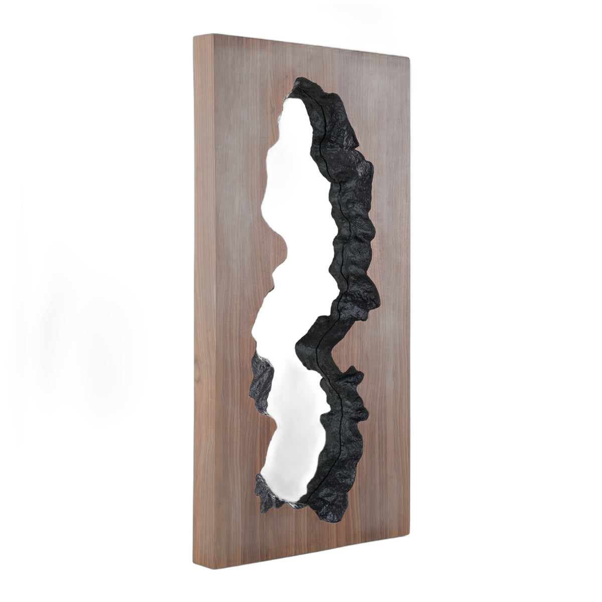Timber - Modern Walnut Leaning Floor Mirror