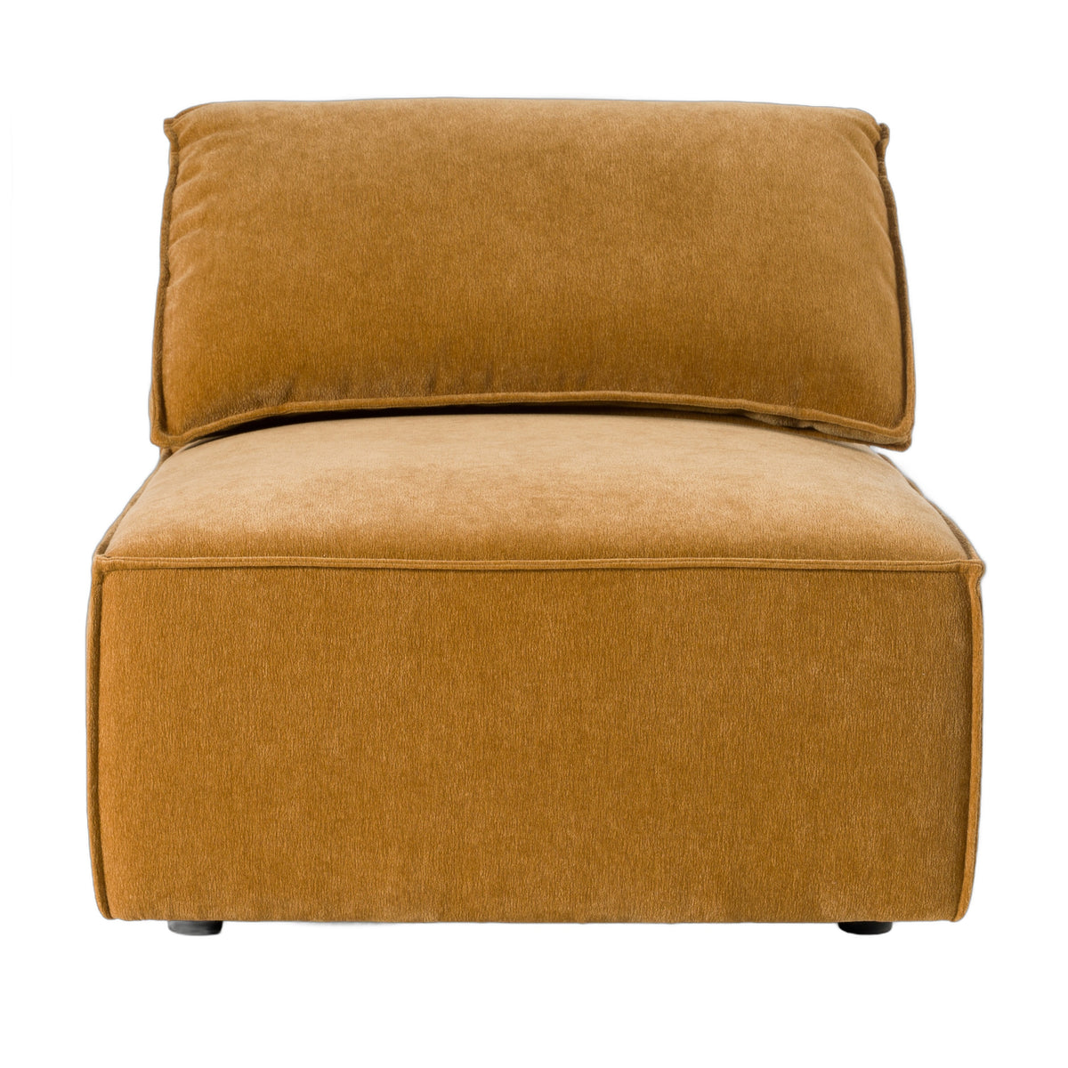Gene - Modern Fabric Modular Armless Sectional Seat