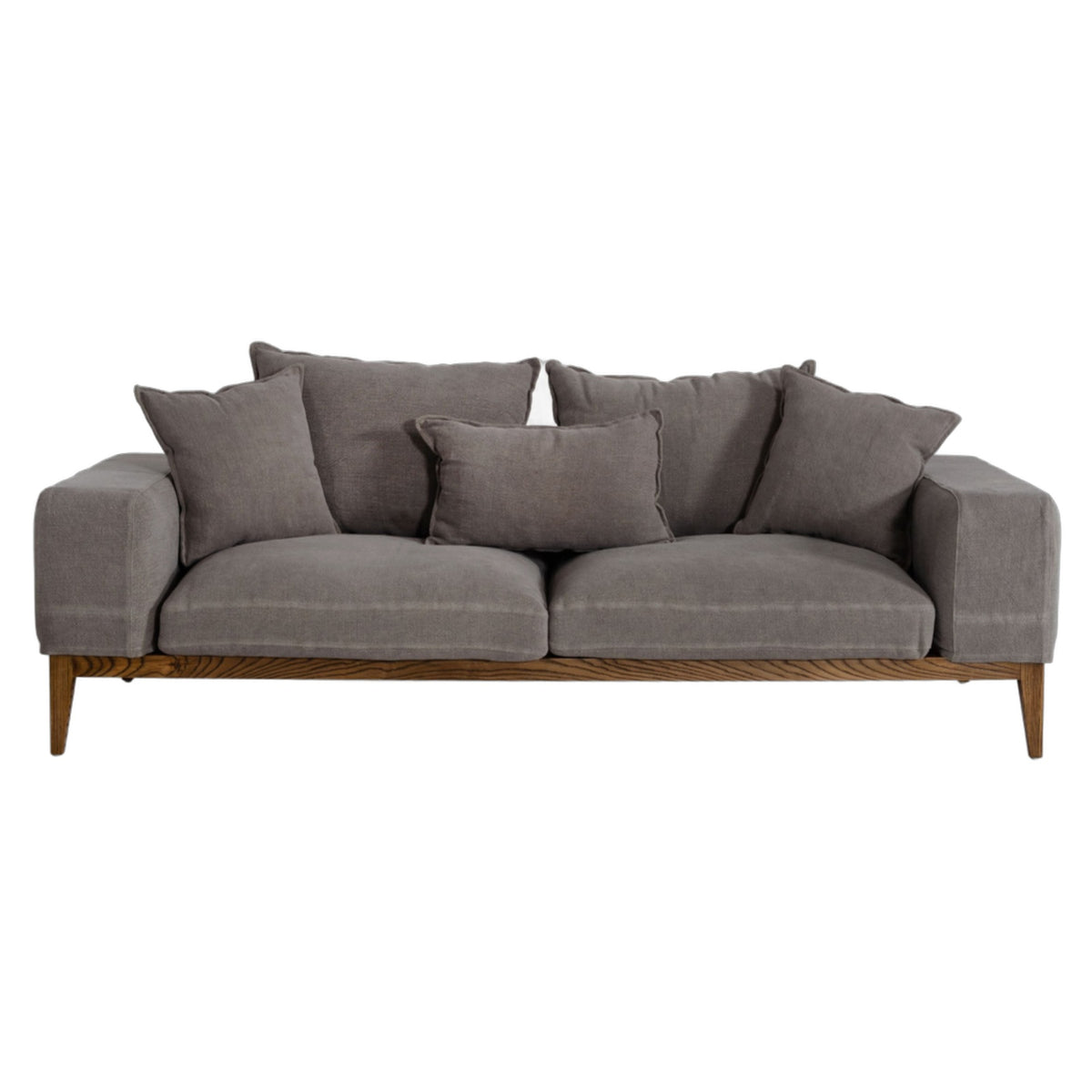 Corina - Modern Grey Fabric Sofa